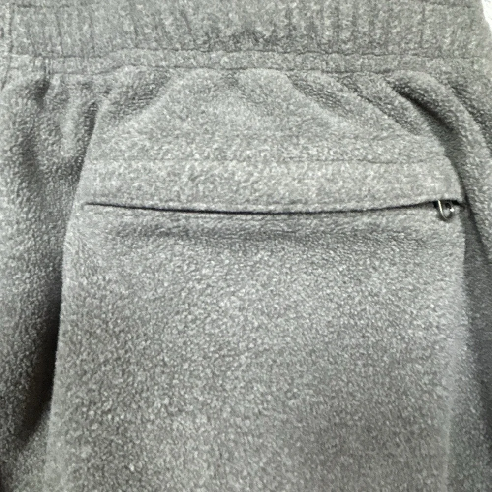 The North Face Fleece Pants Mens M Gray Polartec Outdoor Hiking Pockets 29.5